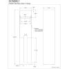 image:imageKingston Brass CC5000 Markus Freestanding Toilet Paper Holder with Roll Storage Matte BlackPolished Chrome