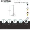image:imageKingston Brass CC8007 Claremont Freestanding Toilet Paper Holder Brushed BrassPolished Chrome