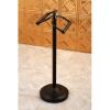 image:imageKingston Brass Vintage Freestanding Brass Double Toilet Roll Holder Polished ChromePolished Brass