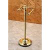 image:imageKingston Brass Vintage Freestanding Brass Double Toilet Roll Holder Polished ChromePolished Brass