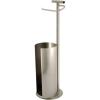 image:imageKingston Brass CC2030 Continental Freestanding Toilet Paper Holder with Roll Storage and Phone Stand Matte BlackBrushed Nickel