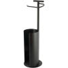 image:imageKingston Brass CC2030 Continental Freestanding Toilet Paper Holder with Roll Storage and Phone Stand Matte BlackMatte Black