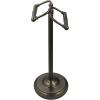 image:imageKingston Brass Vintage Freestanding Brass Double Toilet Roll Holder Polished ChromeBlack Stainless