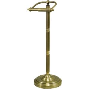 image:imageKingston Brass CC2100 Georgian Freestanding Toilet Paper Holder Matte BlackAntique Brass