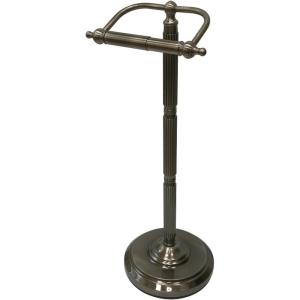 image:imageKingston Brass CC2100 Georgian Freestanding Toilet Paper Holder Matte BlackBlack Stainless