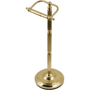 image:imageKingston Brass CC2100 Georgian Freestanding Toilet Paper Holder Matte BlackBrushed Brass