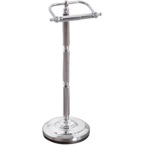 image:imageKingston Brass CC2100 Georgian Freestanding Toilet Paper Holder Matte BlackPolished Chrome