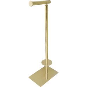 image:imageKingston Brass CC8007 Claremont Freestanding Toilet Paper Holder Brushed BrassPolished Brass