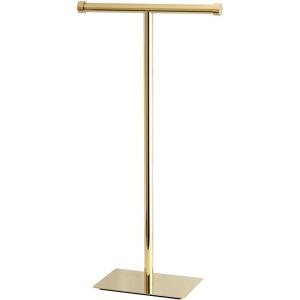 image:imageKingston Brass CC8102 Claremont Freestanding Toilet Paper Holder 2234Inch Polished Brass
