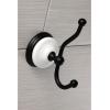 image:imageKingston Brass BA1117PB Victorian Robe Hook Polished Brass458 LengthMatte Black