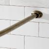 image:imageKingston Brass CC3171 Adjustable Hotel Single Curved Shower Curtain Rod Polished ChromeAntique Brass