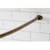 image:imageKingston Brass CC3171 Adjustable Hotel Single Curved Shower Curtain Rod Polished ChromeAntique Brass