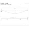 image:imageKingston Brass CC6727 Edenscape 6072 Stainless Steel Adjustable Single Curved Shower Curtain Rod Brushed Brass