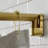image:imageKingston Brass CC6727 Edenscape 6072 Stainless Steel Adjustable Single Curved Shower Curtain Rod Brushed Brass