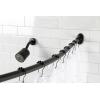 image:imageKingston Brass CC7210 Edenscape 72 Stainless Steel Single Curved Shower Curtain Rod Matte Black
