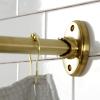 image:imageKingston Brass CC7217 Edenscape 72 Stainless Steel Single Curved Shower Curtain Rod Brushed Brass