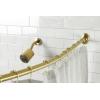 image:imageKingston Brass CC7217 Edenscape 72 Stainless Steel Single Curved Shower Curtain Rod Brushed Brass