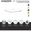 image:imageKingston Brass CC7217 Edenscape 72 Stainless Steel Single Curved Shower Curtain Rod Brushed Brass