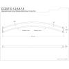 image:imageKingston Brass CCD2175 Adjustable 60Inch72Inch Double Curved Stainless Steel Shower Curtain Rod Oil Rubbed BronzeBlack