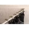 image:imageKingston Brass KSR118 Edenscape 6072 Stainless Steel Adjustable Tension Shower Curtain Rod with Rings Brushed NickelBrushed Nickel