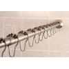 image:imageKingston Brass KSR118 Edenscape 6072 Stainless Steel Adjustable Tension Shower Curtain Rod with Rings Brushed NickelBrushed Nickel