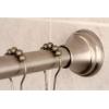 image:imageKingston Brass KSR118 Edenscape 6072 Stainless Steel Adjustable Tension Shower Curtain Rod with Rings Brushed NickelBrushed Nickel