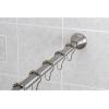 image:imageKingston Brass KSR118 Edenscape 6072 Stainless Steel Adjustable Tension Shower Curtain Rod with Rings Brushed NickelBrushed Nickel