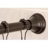 image:imageKingston Brass KSR118 Edenscape 6072 Stainless Steel Adjustable Tension Shower Curtain Rod with Rings Brushed NickelOil Rubbed Bronze