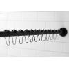 image:imageKingston Brass KSR600 Edenscape 6072 Stainless Steel Adjustable Tension Shower Curtain Rod with Rings Matte Black