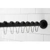 image:imageKingston Brass KSR600 Edenscape 6072 Stainless Steel Adjustable Tension Shower Curtain Rod with Rings Matte Black