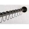 image:imageKingston Brass SCC2715 Edenscape 6072 Stainless Steel Adjustable Tension Shower Curtain Rod with Rings Oil Rubbed BronzeOil Rubbed Bronze