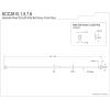 image:imageKingston Brass SCC2815 Edenscape 3860 Stainless Steel Adjustable Shower Curtain Rod with Rings Oil Rubbed Bronze