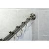 image:imageKingston Brass SR115 Americana 60Inch72Inch Tension Shower Rod with Decorative Flange Oil Rubbed BronzeBrushed Nickel