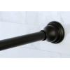 image:imageKingston Brass SR115 Americana 60Inch72Inch Tension Shower Rod with Decorative Flange Oil Rubbed BronzeOil Rubbed Bronze