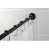 image:imageKingston Brass SR115 Americana 60Inch72Inch Tension Shower Rod with Decorative Flange Oil Rubbed BronzeOil Rubbed Bronze