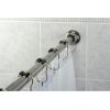 image:imageKingston Brass SR115 Americana 60Inch72Inch Tension Shower Rod with Decorative Flange Oil Rubbed BronzePolished Chrome