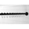 image:imageKingston Brass SRK600 Edenscape 6072 Stainless Steel Adjustable Tension Shower Curtain Rod with Rings Matte Black