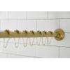 image:imageKingston Brass SRK607 Edenscape 72Inch Adjustable Shower Curtain Rod with Ring Brushed Brass