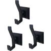 image:imageKingston Brass BAHK6127MB Monarch 3Piece Bathroom Robe HookTowel Hook Matte Black