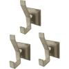 image:imageKingston Brass BAHK6127SN Monarch 3Piece Bathroom Robe HookTowel Hook Brushed Nickel