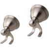 image:imageKingston Brass BAK3967PB Restoration Robe Hook Polished BrassBrushed Nickel