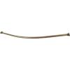 image:imageKingston Brass CC3171 Adjustable Hotel Single Curved Shower Curtain Rod Polished ChromeAntique Brass