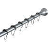 image:imageKingston Brass KSR118 Edenscape 6072 Stainless Steel Adjustable Tension Shower Curtain Rod with Rings Brushed NickelBrushed Nickel