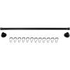 image:imageKingston Brass KSR365 Edenscape 3660 Stainless Steel Adjustable Shower Curtain Rod with Rings Oil Rubbed Bronze