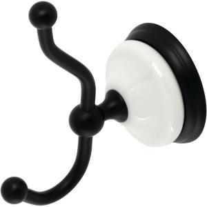 image:imageKingston Brass BA1117PB Victorian Robe Hook Polished Brass458 LengthMatte Black