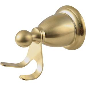 image:imageKingston Brass BA1757PB Heritage Robe Hook Polished Brass312 InchBrushed Brass