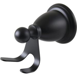 image:imageKingston Brass BA1757PB Heritage Robe Hook Polished Brass312 InchMatte Black