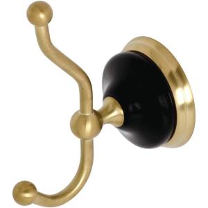 image:imageKingston Brass BA9117C Water Onyx Robe Hook Polished ChromeBrushed Brass