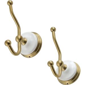 image:imageKingston Brass BAK1117MB Victorian 2Piece Robe Hook Matte Black 431 x 275 x 544Brushed Brass