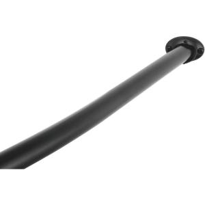 image:imageKingston Brass CC3171 Adjustable Hotel Single Curved Shower Curtain Rod Polished ChromeBlack